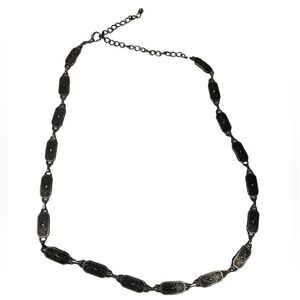 Women’s chain belt one size silver tone metal belt box cY